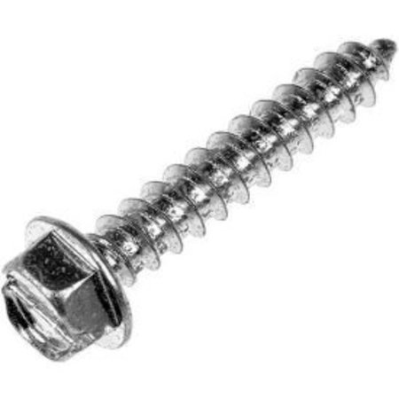 MILWAUKEE CENTER FOR INDEPENDENCE Hex Washer Head Tapping Screws For Securing Workbench Top, 14"L x 1"W, Pack of 8 14X1 HEX HEAD WOODSCREWS